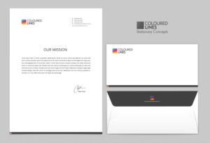 Stationery Design by chandrayaan.creative for Coloured Lines Australia Pty Ltd | Design: #6958467
