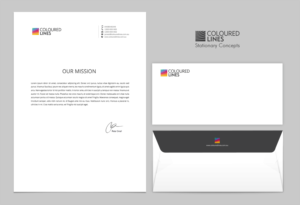 Stationery Design by chandrayaan.creative for Coloured Lines Australia Pty Ltd | Design: #6958469