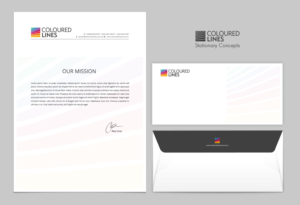 Diseño de Papelería por chandrayaan.creative para Coloured Lines Australia Pty Ltd | Diseño: #6958481