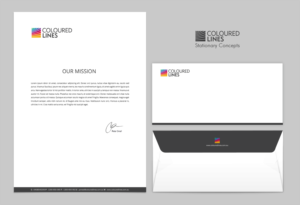 Diseño de Papelería por chandrayaan.creative para Coloured Lines Australia Pty Ltd | Diseño: #6958482