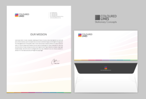 Diseño de Papelería por chandrayaan.creative para Coloured Lines Australia Pty Ltd | Diseño: #6958495