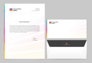 Letterhead design for a vibrant telco business using our wonderful logo | Diseño de Papelería por chandrayaan.creative