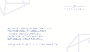 Design de Carte de Visite par Mithzzz1 pour Tiago Amorim | Design : #6934542