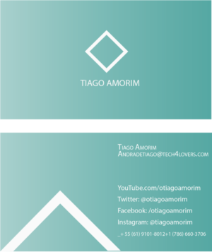Design de Carte de Visite par Serwat Ibraaz pour Tiago Amorim | Design : #6933652