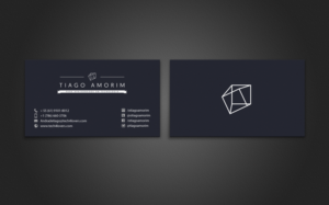 Design de Carte de Visite par chandrayaan.creative pour Tiago Amorim | Design : #6947234