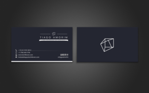 Design de Carte de Visite par chandrayaan.creative pour Tiago Amorim | Design : #6947235
