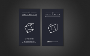 Design de Carte de Visite par chandrayaan.creative pour Tiago Amorim | Design : #6947236