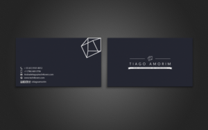Design de Carte de Visite par chandrayaan.creative pour Tiago Amorim | Design : #6966585