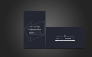 Design de Carte de Visite par chandrayaan.creative pour Tiago Amorim | Design : #6966590