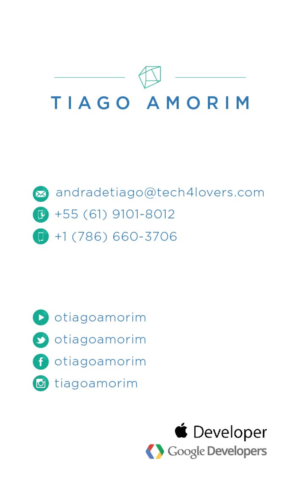 Design de Carte de Visite par kd-kreativedesigns pour Tiago Amorim | Design : #6936092
