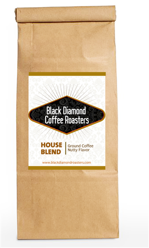 Black Diamond Coffee Bean Labels | Label Design by Soluciones Creativas