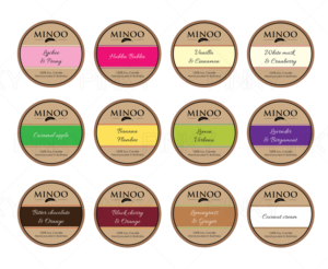 Candle product labels  if successful will need more mkt designs. | Postcard Design by Pinky 