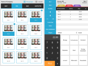 New graphic interface for POS-software to Restaurants | App Design by iLexter