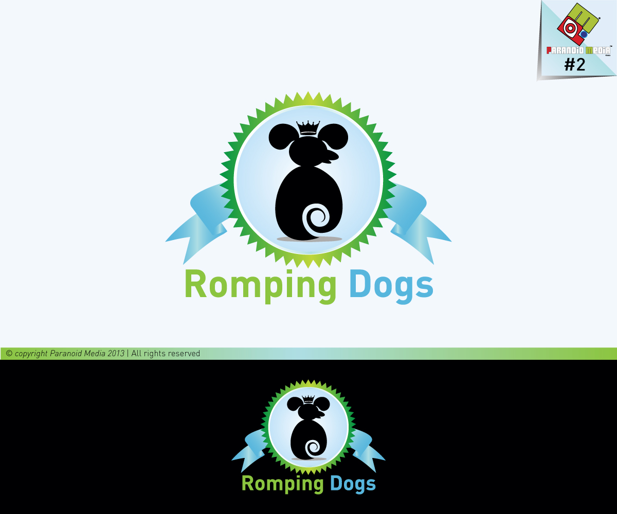 Design de Logo par Atum Kreative™ pour Romping Dogs | Design #1832666