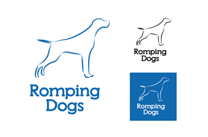 Romping Dogs | Logo Design by Marta Sobczak 