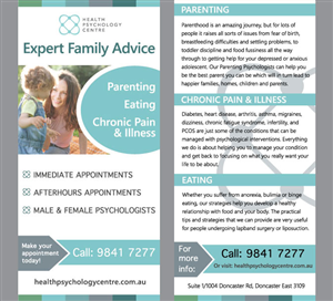 Flyer Design by Winterbird  for Louisa Hoey | Design: #1803896