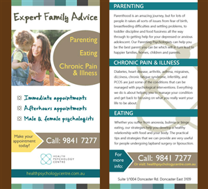 Flyer Design by Winterbird  for Louisa Hoey | Design: #1812547