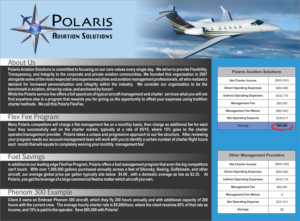 Flyer Design by Tasmai Graphic Desings for Polaris Aviation Solutions | Design #6950976