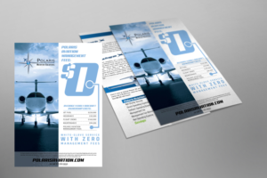 Flyer Design by at-as for Polaris Aviation Solutions | Design: #6949219