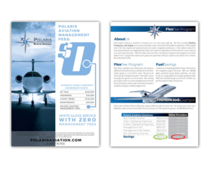 Flyer Design by at-as for Polaris Aviation Solutions | Design: #6962183