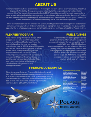 Flyer Design by leuchi for Polaris Aviation Solutions | Design #6965751