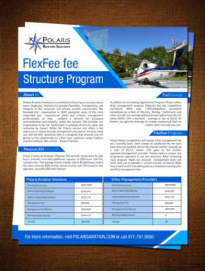 Flyer Design by debdesign for Polaris Aviation Solutions | Design: #6963632