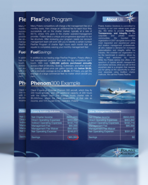 Flyer Design by SY for Polaris Aviation Solutions | Design: #6942637