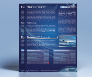 Flyer Design by SY for Polaris Aviation Solutions | Design: #6959598