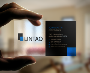 Business Card Design by chandrayaan.creative for Lintao SA | Design: #6946821