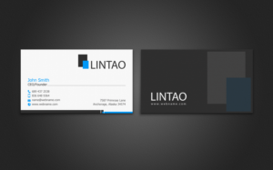 Business Card Design by chandrayaan.creative for Lintao SA | Design: #6946827