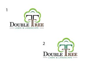 Logo Design by Kripa for Double Tree Lawn and Landscape | Design: #7001604