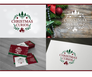 Christmas Curios | Diseño de Logo y Tarjeta de Presentación por Ena