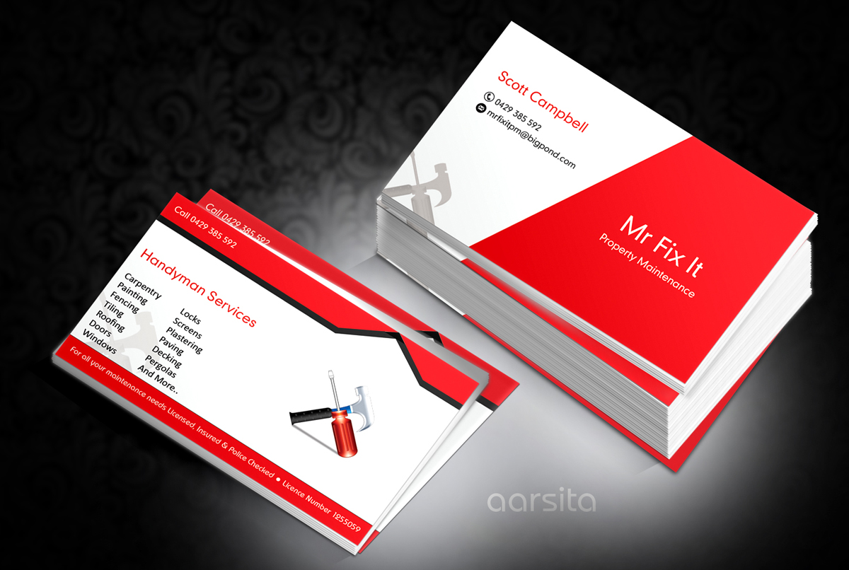 Business Card Design by aarsita for this project | Design: #1803165