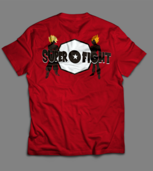 Dragon Ball Z face off in a UFC cage | T-Shirt-Design von debraannainsworth