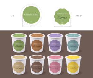 Diseño de Empaque por AngelGu para CARAMEL & SALT | Diseño: #6989152
