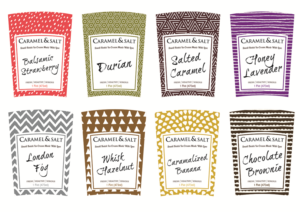 Diseño de Empaque por Jamie Fynn para CARAMEL & SALT | Diseño: #7019125