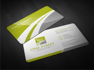 Business Card Design by Atvento Graphics for Lime Street Wealth  | Design: #6953677