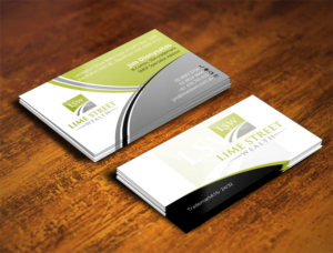 Design de Carte de Visite par Verified artistry (Design garden) pour Lime Street Wealth  | Design : #6946471