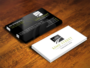Design de Carte de Visite par Verified artistry (Design garden) pour Lime Street Wealth  | Design : #6946472