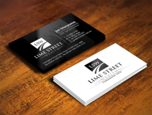 Design de Carte de Visite par Verified artistry (Design garden) pour Lime Street Wealth  | Design : #6946473