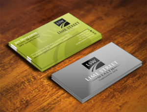 Design de Carte de Visite par Verified artistry (Design garden) pour Lime Street Wealth  | Design : #6946475