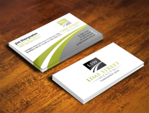 Design de Carte de Visite par Verified artistry (Design garden) pour Lime Street Wealth  | Design : #6946480