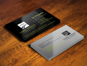 Design de Carte de Visite par Verified artistry (Design garden) pour Lime Street Wealth  | Design : #6976137