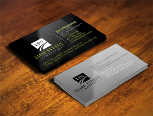 Business Card Design by Verified artistry (Design garden) for Lime Street Wealth  | Design: #6976138
