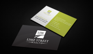 Design de Carte de Visite par Md. Anwarul Haque pour Lime Street Wealth  | Design : #6944862