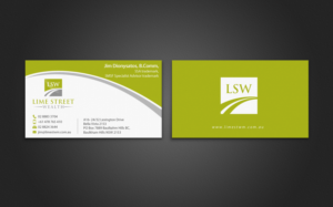 Business Card Design by chandrayaan.creative for Lime Street Wealth  | Design: #6945166