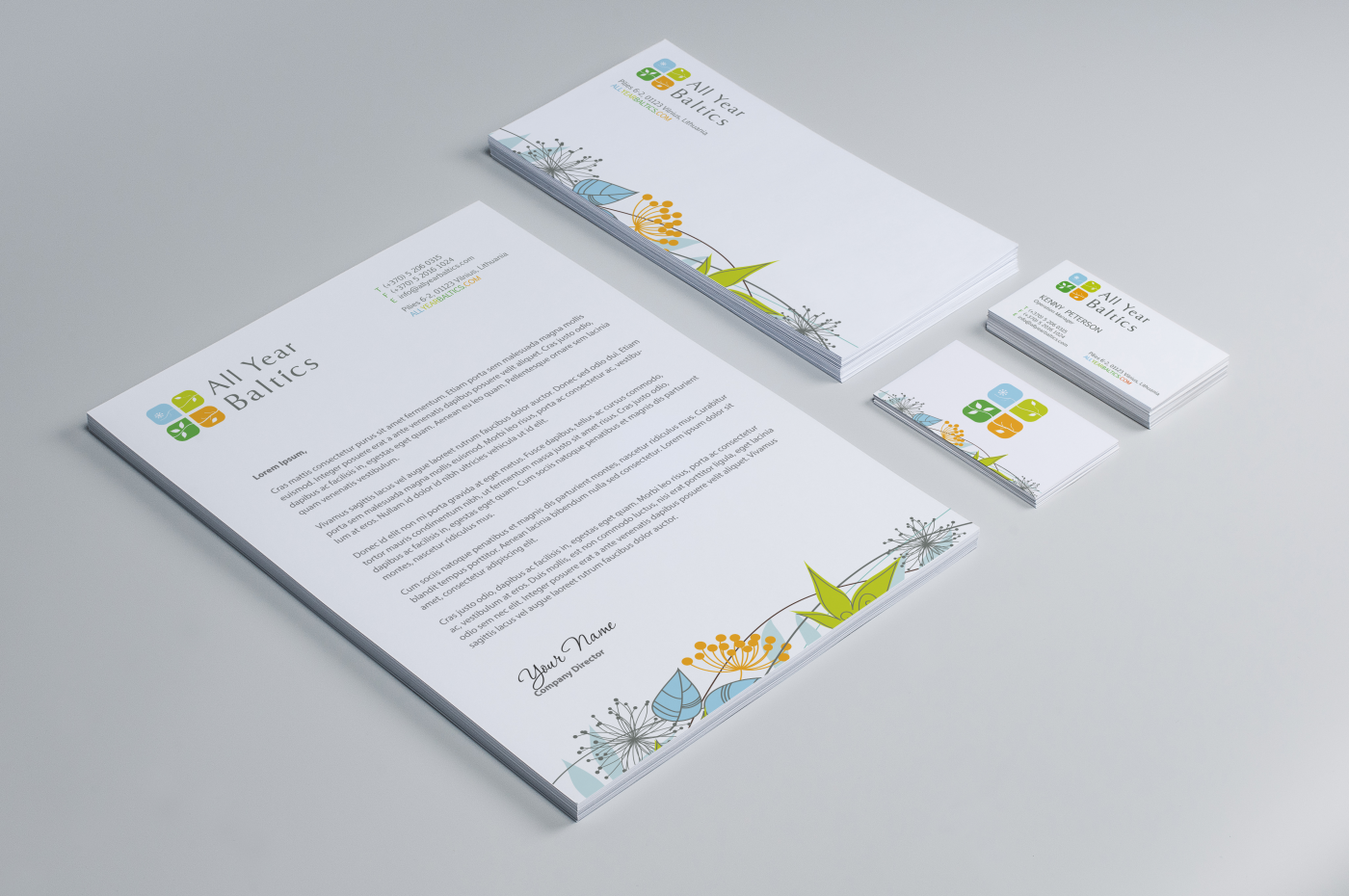 Stationery Design by HYPdesign for Magelano keliones | Design #1810938