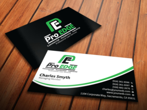 business cards for lawn service
