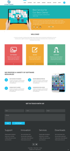 Web Design par pb pour Sysintrinsic | Design : #6960586