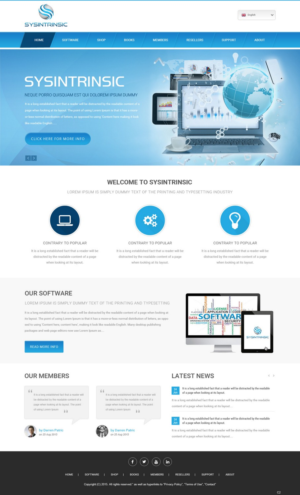 Web Design par pb pour Sysintrinsic | Design : #6960590